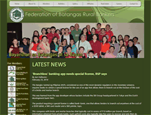 Tablet Screenshot of batangasruralbankers.com